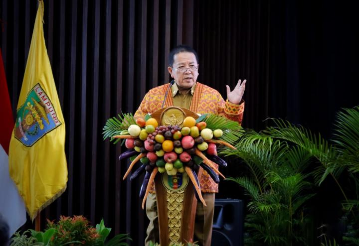 Gubernur Arinal Buka Pelatihan Kewirausahaan Wastra Dekranasda Lampung